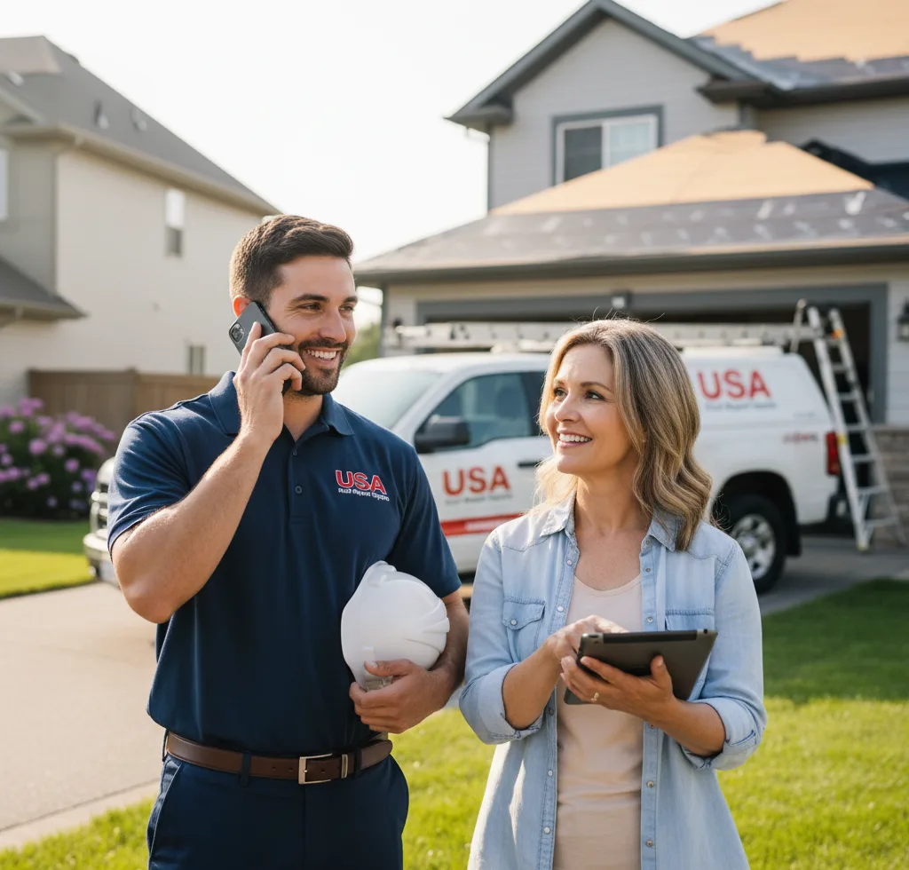 USA Roof Repair Experts customer support in Earlysville